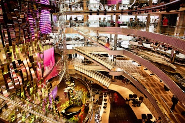 MSC Seashore atrium